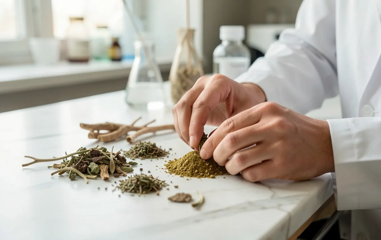 Ingredientes botánicos de Salud Intestinal Natural
